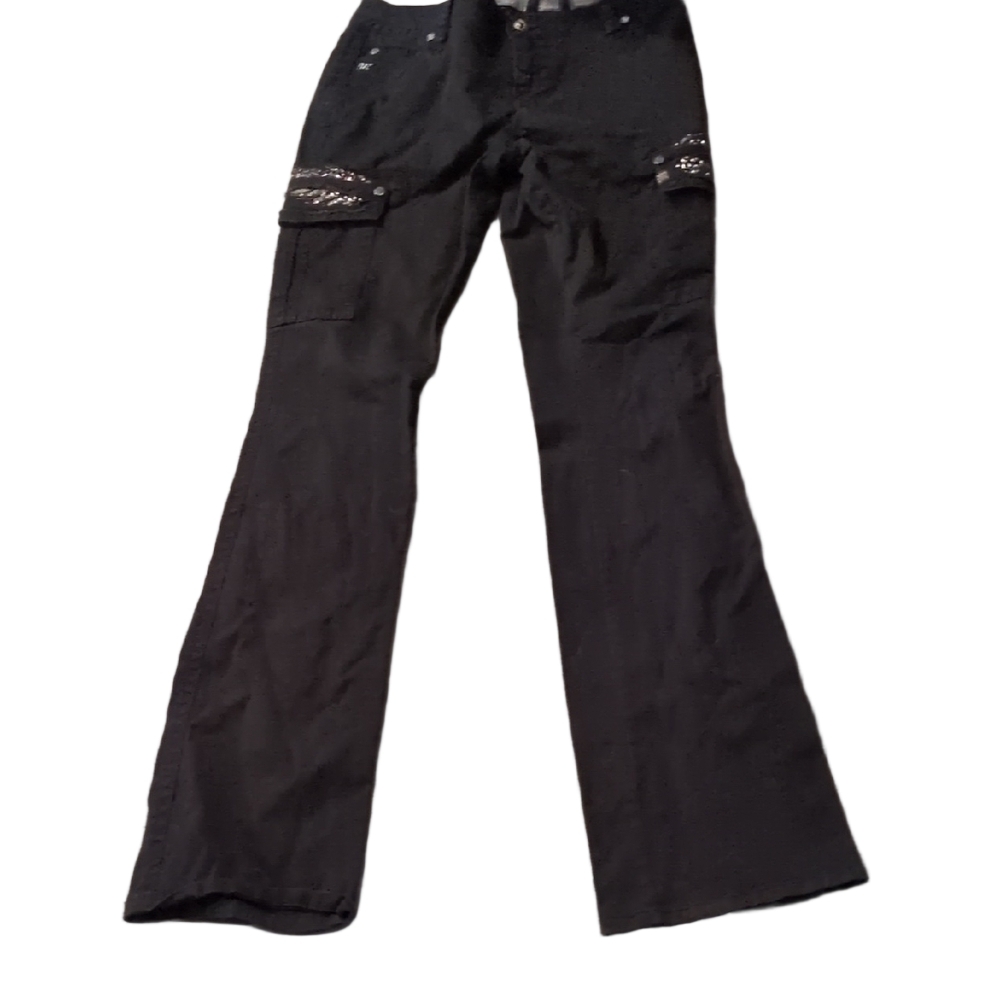 Miss Me Black Cargo Pants Size 26